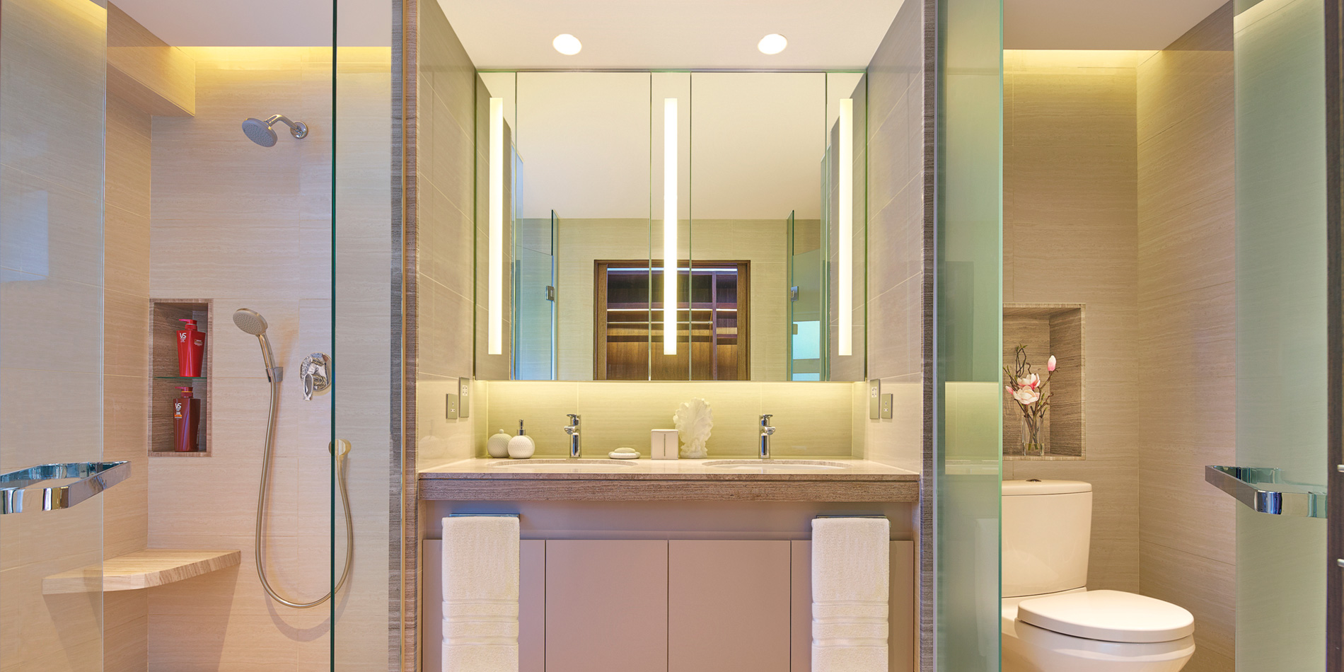 The Repulse Bay Unfurnished Apartments Spa Like Bathroom