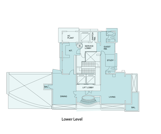 De Ricou Serviced Apartments Floor Plan